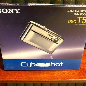 NIB Sony Cybershot 5.1MP Digital Camera - DSC T5